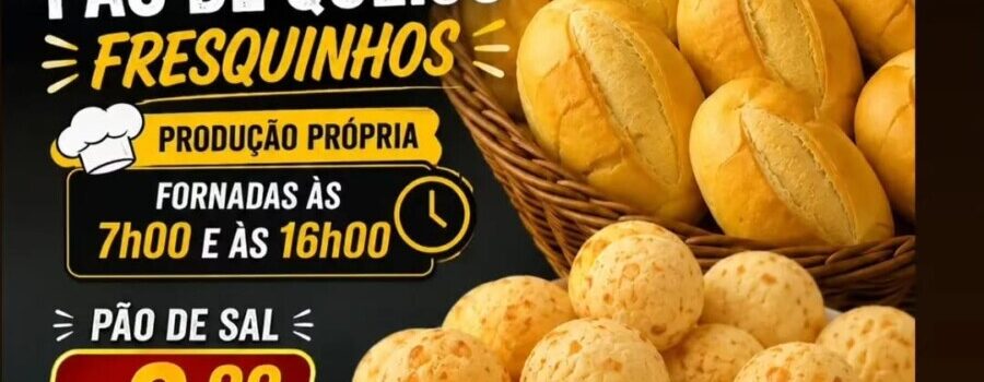 Pão fresquinho na TINA